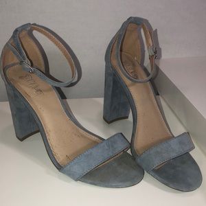 Blue heels
